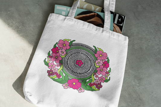 Pink Gardenia Tote Bag