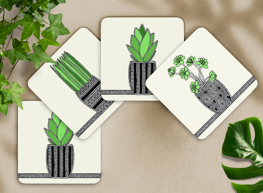 Team Succulent  (Set of 4)