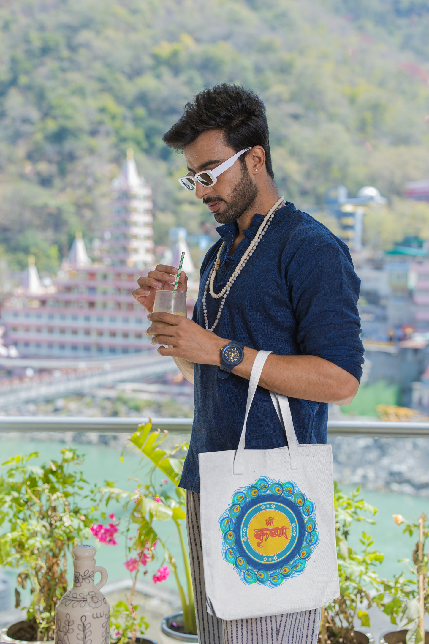 Shri Krishna Tote Bag