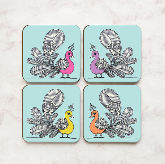 Monsoon Peacock (Set of 4)
