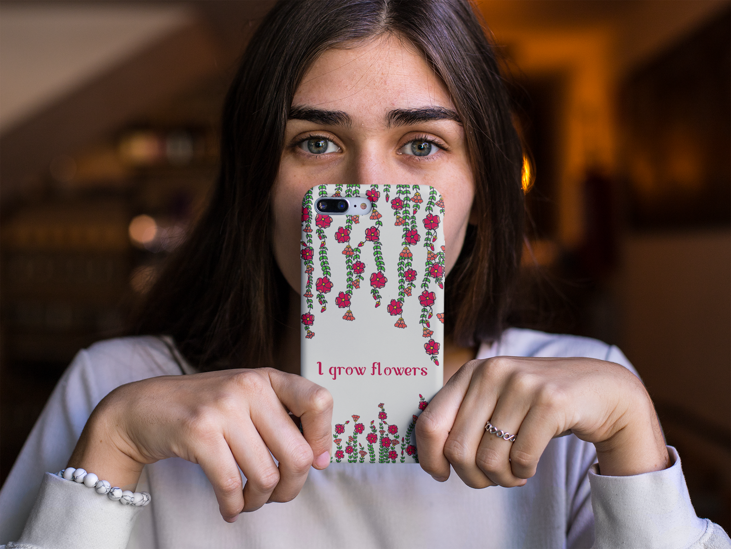 I Grow Flowers Phone Case
