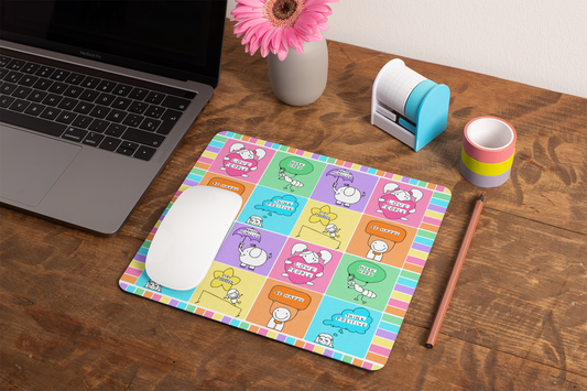 Happy Vibes Mouse Pad
