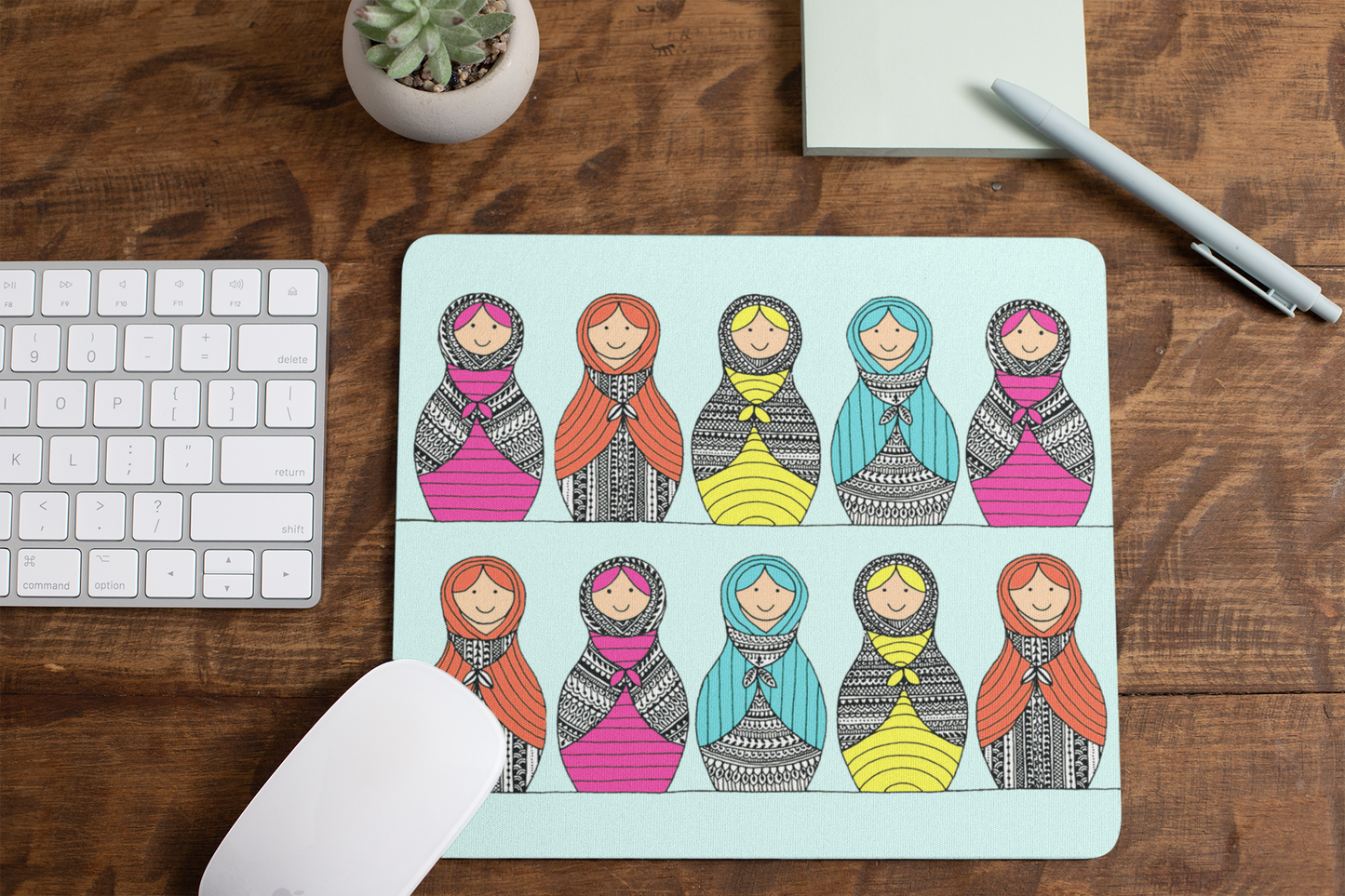 Russian Dolls Mouse Pad