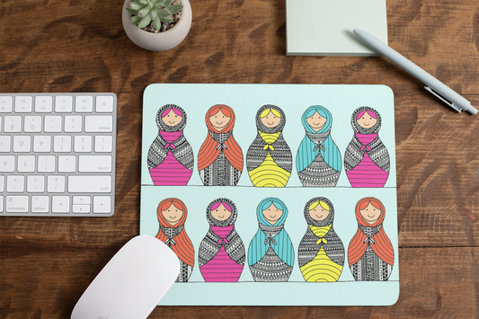 Russian Dolls Mouse Pad