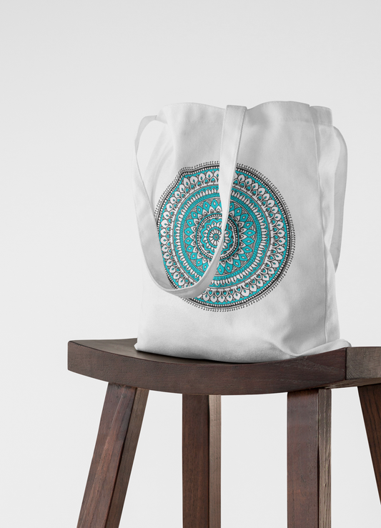 Blue Chakra Tote Bag