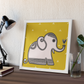 Madhubani Haathi Square Frame