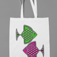 Madhubani Machali Neon Tote Bag
