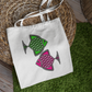 Madhubani Machali Neon Tote Bag