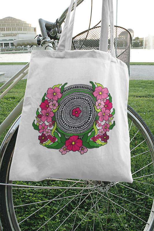 Pink Gardenia Tote Bag