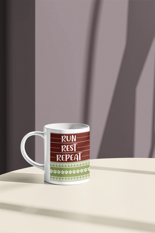 Run Rest Repeat Mug