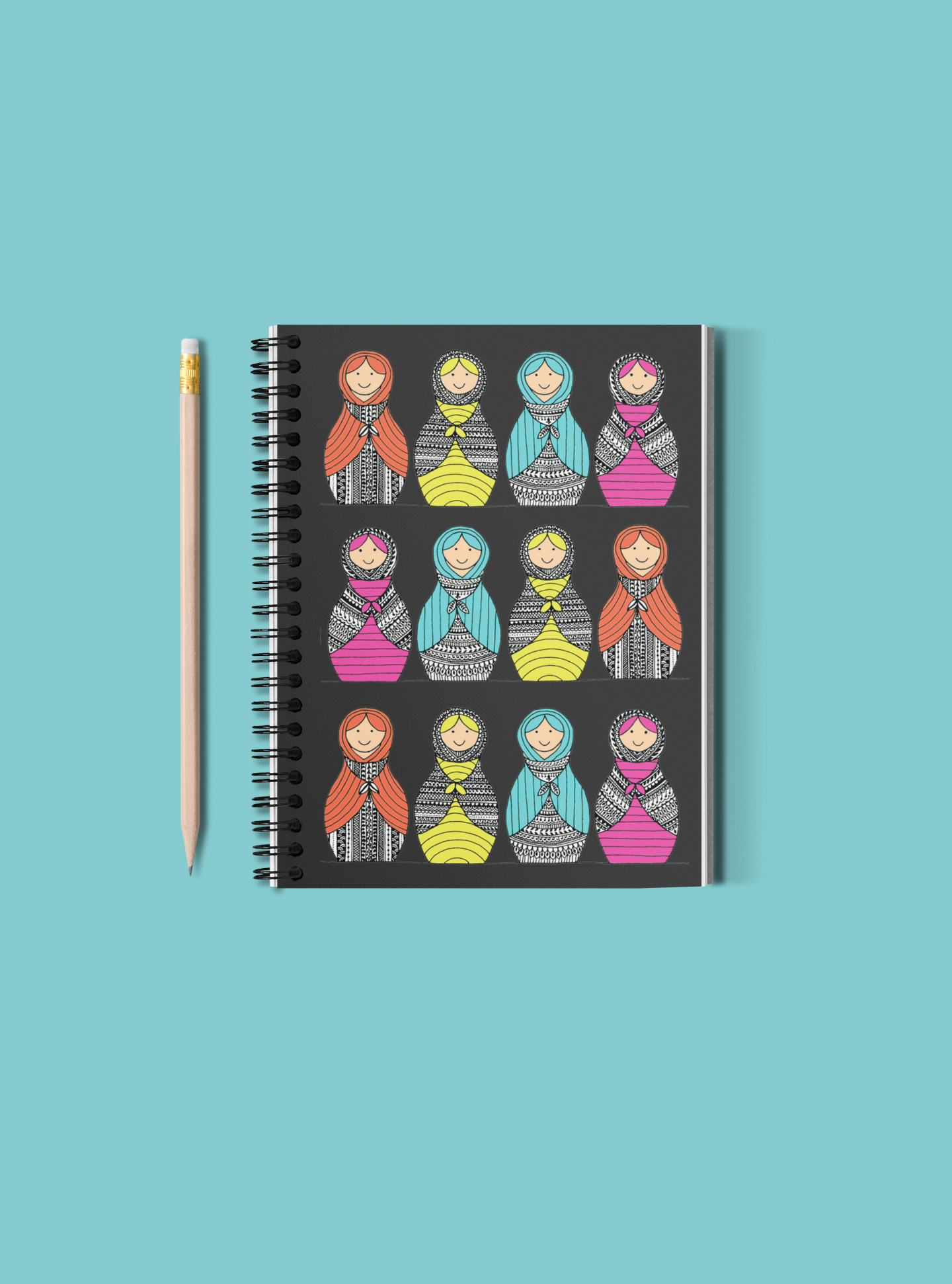 Russian Dolls Black