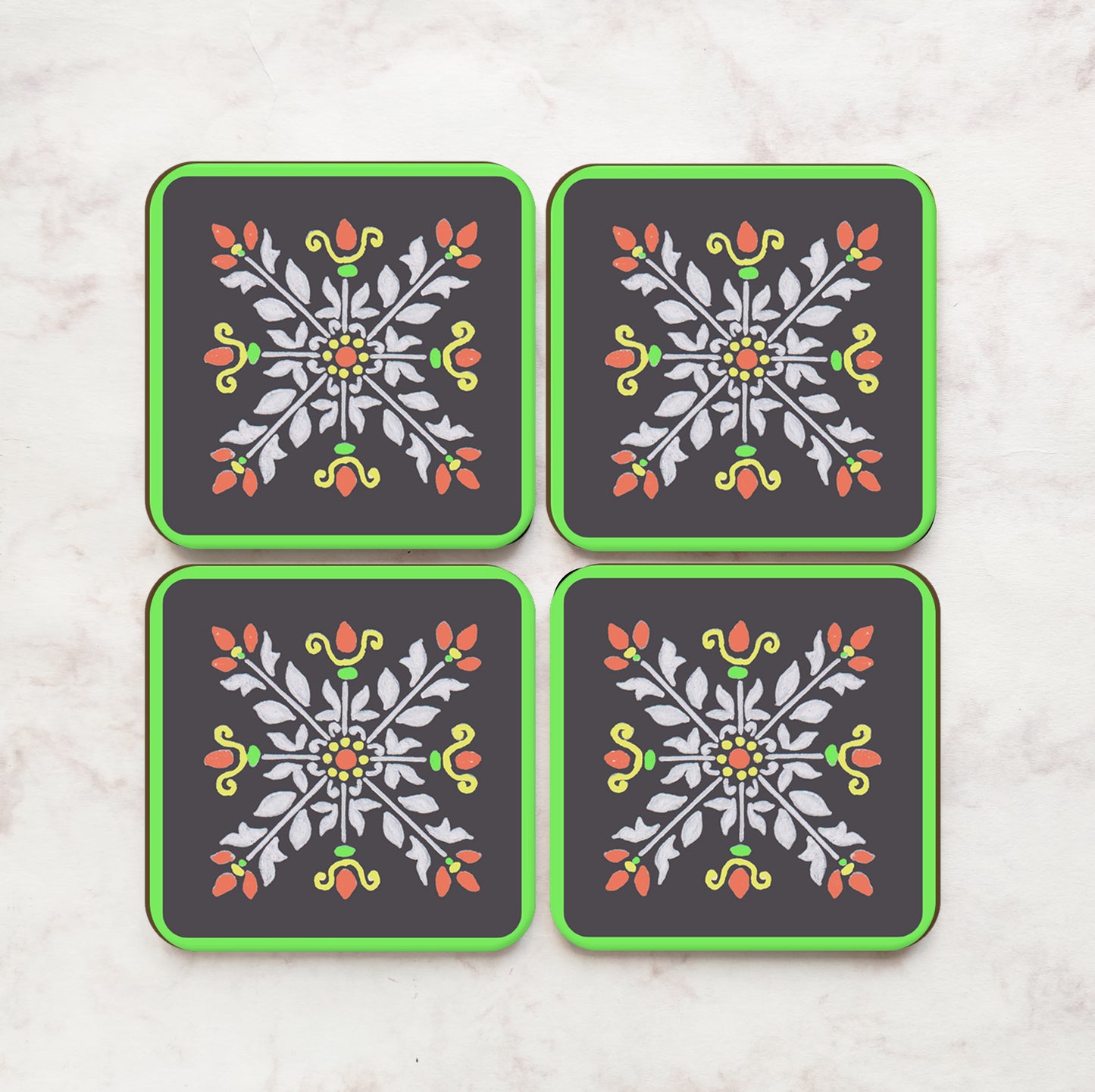 Blue Pottery (Set of 4)