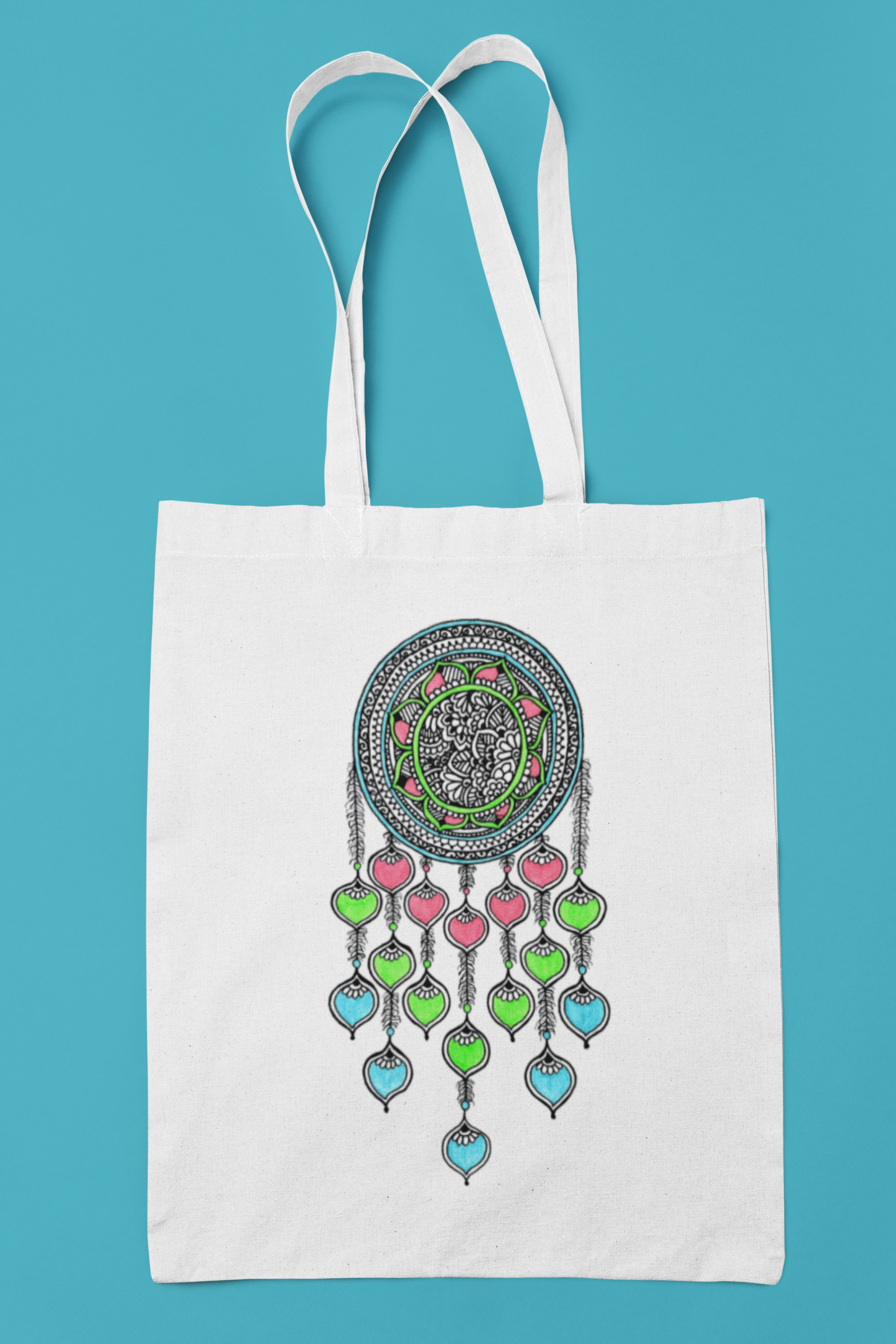 Petals Dream Catcher Tote Bag