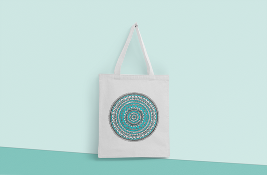 Blue Chakra Tote Bag