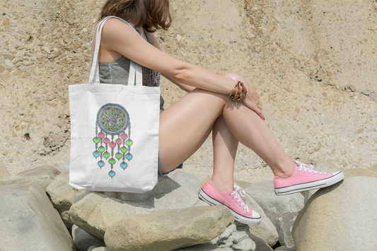 Petals Dream Catcher Tote Bag